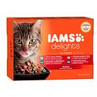 Iams Cat Delights Sea Collection Jelly 12x0.085kg