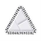 Design Letters AJ Vintage ABC Melamin Triangulär Snackstallrik 23,3x23,3cm