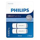Philips USB Snow 2x 32Go