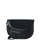 Pieces Leather Zipper Flap Crossbody Bag (17076227)