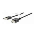 Valueline VLCT USB A - USB A M-F 2.0 2m