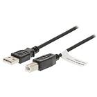 Valueline VLCT USB A - USB B 2.0 1m