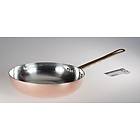 Pentole Agnelli Copper Hammered Tinned 111BCUM Sautepanna 24cm