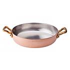 Pentole Agnelli Copper Hammered Tinned 110CUM Omelettpanna 28cm