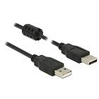 DeLock Ferrit USB A - USB A 2.0 0,5m