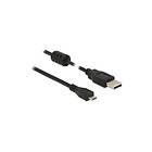 DeLock Ferrit USB A - USB Micro-B 2.0 0.5m