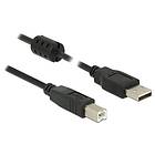 DeLock Ferrit USB A - USB B 2.0 1,5m