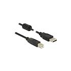 DeLock Ferrit USB A - USB B 2.0 0.5m