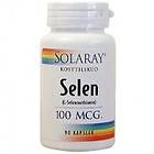 Solaray Selen 100mcg 90 Kapslar