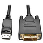 Tripp Lite DVI-D Dual Link - DisplayPort (with latches) 0.9m