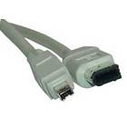 MicroConnect Firewire 400 6-Pin - 4-Pin 2m