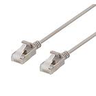 Deltaco Slim U/FTP Cat6a RJ45 - RJ45 LSZH 1m