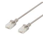 Deltaco Slim U/UTP Cat6a RJ45 - RJ45 LSZH 2m