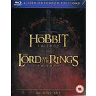 The Hobbit Trilogy + The LOTR Trilogy - Extended Edition (UK)