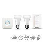 Philips Hue White Ambiance Starter Kit E27 LED 2-pack (Dimbar)