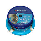 Verbatim CD-R 700MB 52x 25-pack Spindel Lightscribe