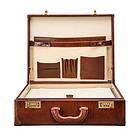 Maxwell Scott The Buroni Luxury Leather Attache Briefcase Bag