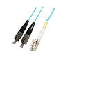 MicroConnect Multimode OM3 50/125 LC/UPC - FC/UPC 2m