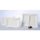 Villeroy & Boch NewWave Gourmettallrik 33x24cm 4-pack