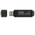Integral USB 3.0 Envoy Dual FIPS 197 Encrypted 128GB