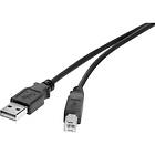 Renkforce USB A - USB B 2.0 0,5m