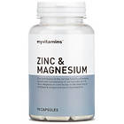 Myvitamins Zinc & Magnesium 90 Kapselit