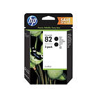 HP 82 69ml (Black) 2-pack