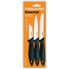 Fiskars Essential Grönsaksknivset 3 Knive