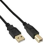 InLine Gold USB A - USB B 2.0 0,5m