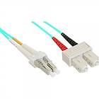 InLine Multimode OM3 50/125 LC - SC LSZH 35m