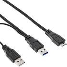 InLine 2x USB A - USB Micro-B 3.0 1,5m