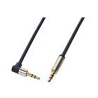 LogiLink Gold 3.5mm - 3.5mm (angled) 3m