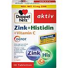 Doppelherz Zink + Histidin + Vitamin C 30 Tabletter