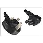 MicroConnect BS 1363 - IEC C5 (angled) 5m