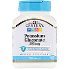 21st Century Potassium Gluconate 595mg 110 Tablets