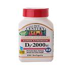 21st Century Super Strength D3-2000 250 Capsules