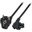 MicroConnect CEE 7/7 - IEC C5 (2x angled) 3m