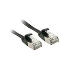 Lindy Flat U/FTP Cat6a RJ45 - RJ45 0,3m