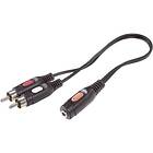 SpeaKa Professional 3.5mm - 2RCA 1,5m