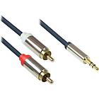 Good Connections High Quality 3.5mm - 2RCA 1m