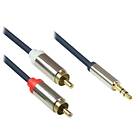 Good Connections High Quality 3.5mm - 2RCA 5m