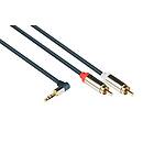 Good Connections High Quality 3.5mm (angled) - 2RCA 5m