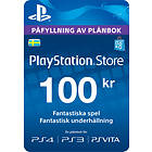 Sony PlayStation Network Card - 100 SEK