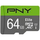 PNY Elite microSDXC Class 10 UHS-I U1 100Mo/s 64Go
