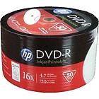 HP DVD-R 4,7GB 16x 50-pack Spindel Inkjet