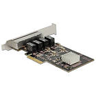 DeLock PCI Express Card 4x Gigabit LAN (89567)