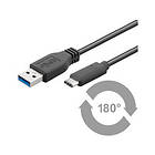 MicroConnect SuperSpeed USB A - USB C 3.0 3m