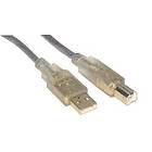 MCL Samar Gold USB A - USB B 2.0 3m