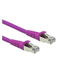 Roline S/FTP Cat6a RJ45 - RJ45 Snagless 1m