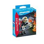 Playmobil Special Plus 9093 Pompiere con albero in fiamme